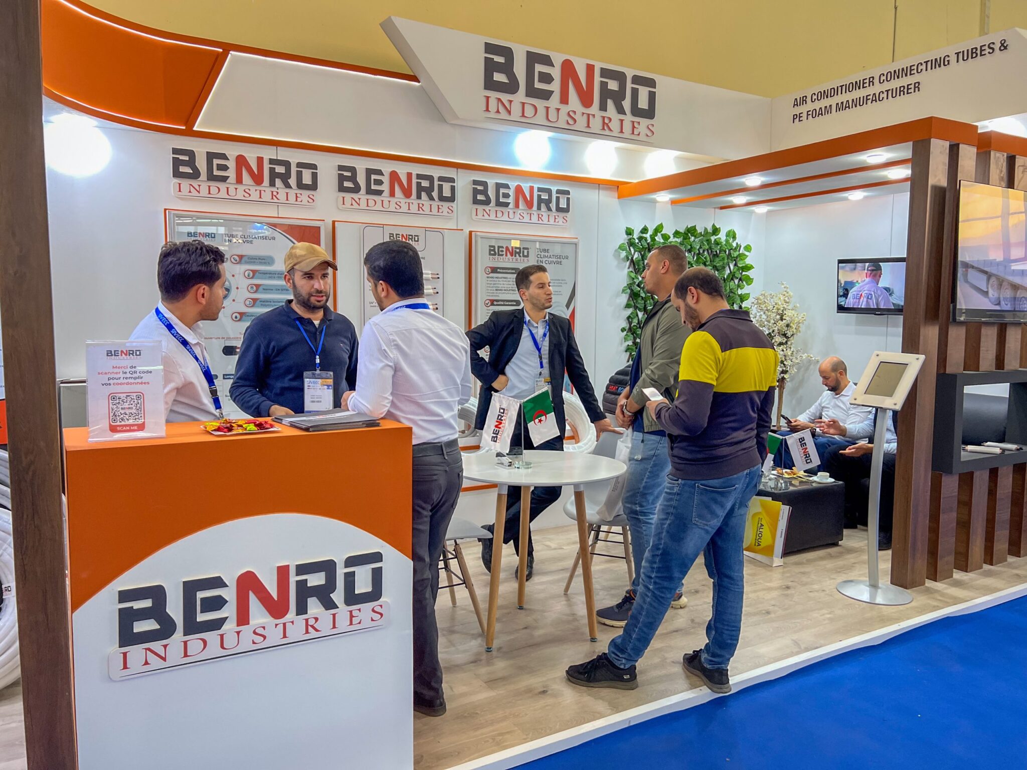Benro Industries SIVECC 2024 Stand tube climatiseur Hvac